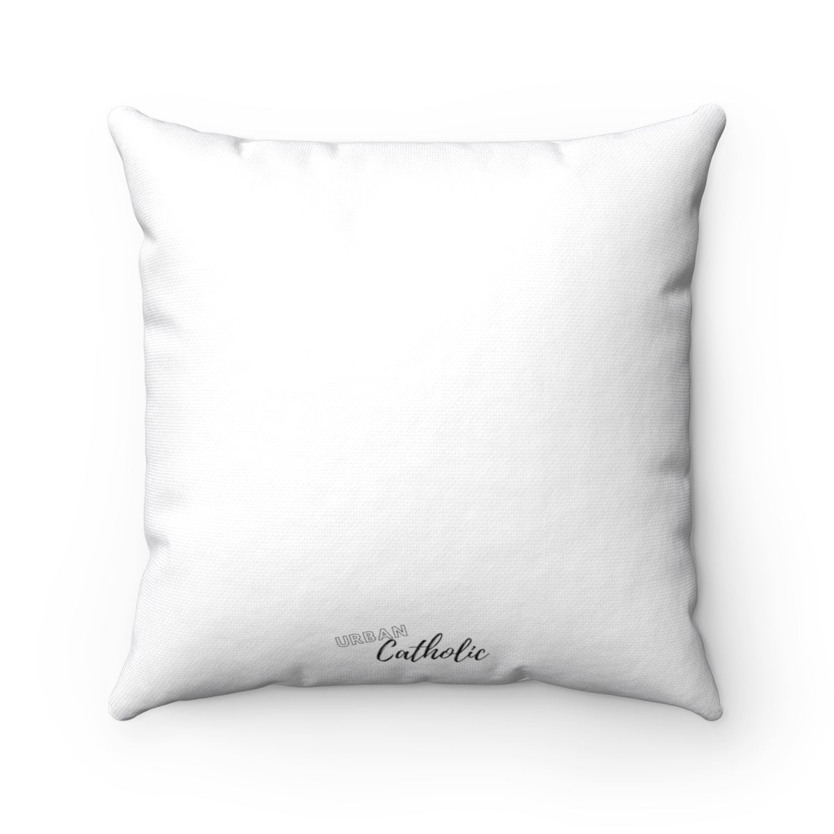 St. Michael the Archangel Throw Pillow white